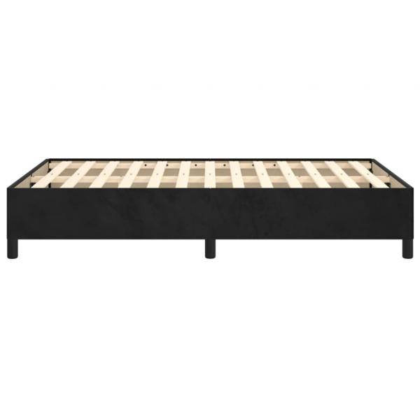 Bettgestell Schwarz 120x200 cm Samt