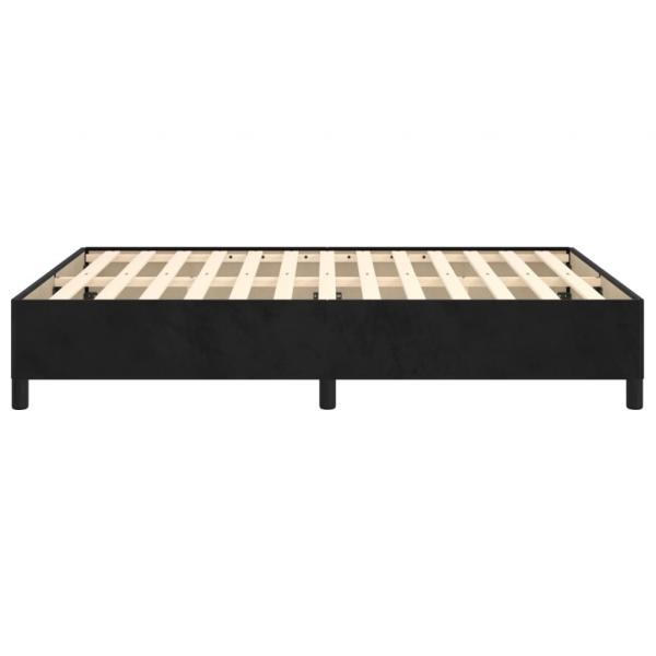 Bettgestell Schwarz 140x190 cm Samt