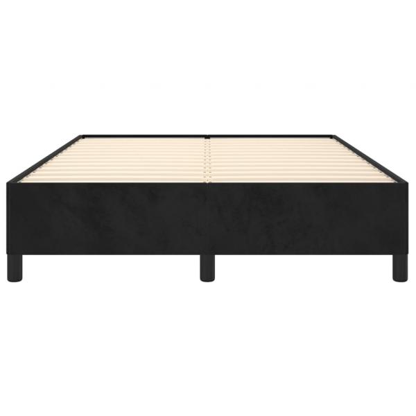 Bettgestell Schwarz 140x200 cm Samt