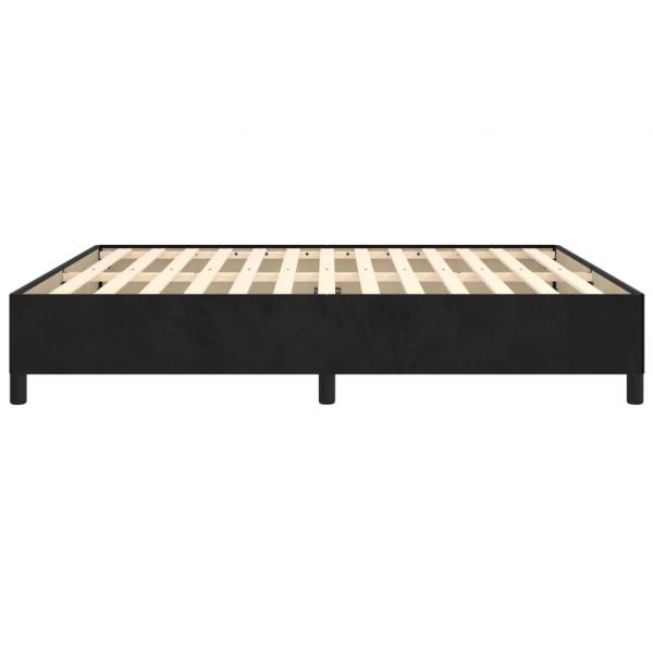 Bettgestell Schwarz 160x200 cm Samt