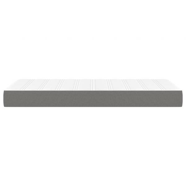Taschenfederkernmatratze Dunkelgrau 80x200x20 cm Stoff