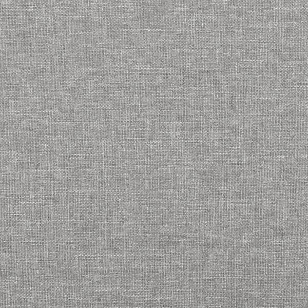 Taschenfederkernmatratze Hellgrau 90x200x20 cm Stoff