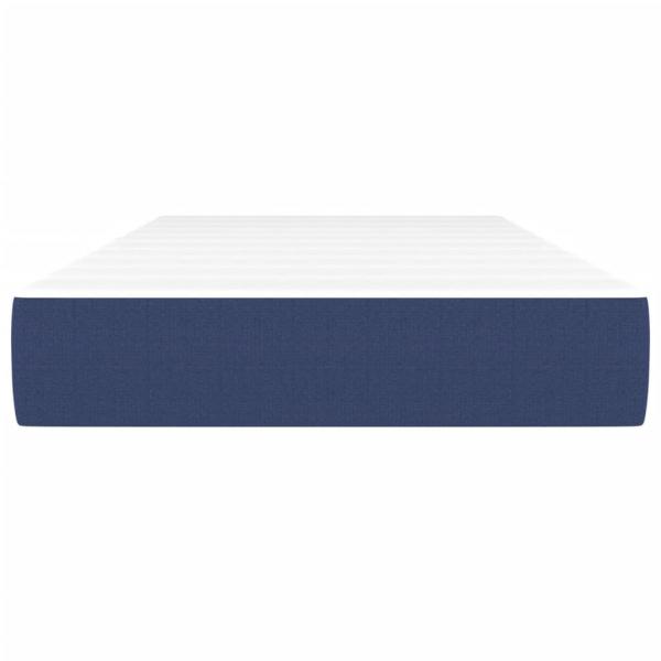 Taschenfederkernmatratze Blau 90x200x20 cm Stoff