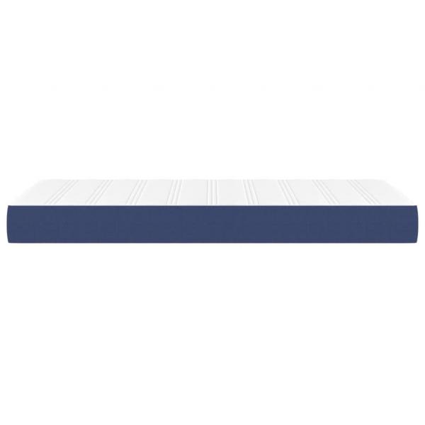 Taschenfederkernmatratze Blau 90x200x20 cm Stoff