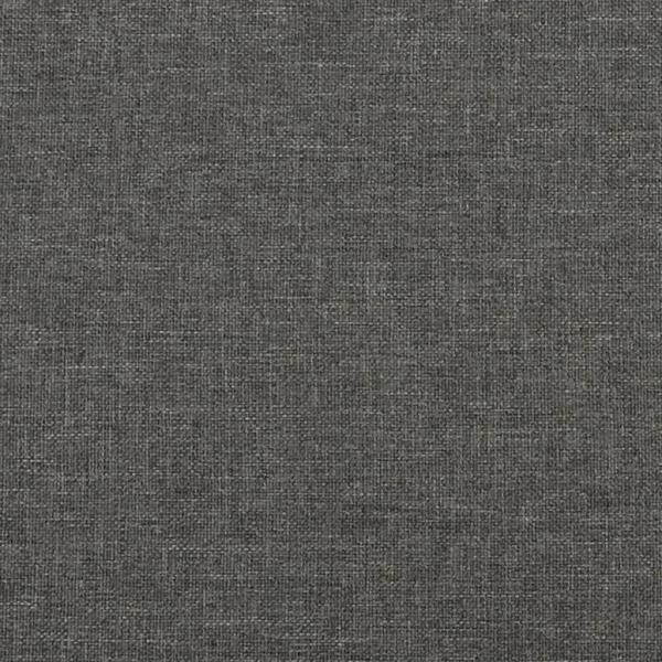 Taschenfederkernmatratze Dunkelgrau 140x200x20 cm Stoff