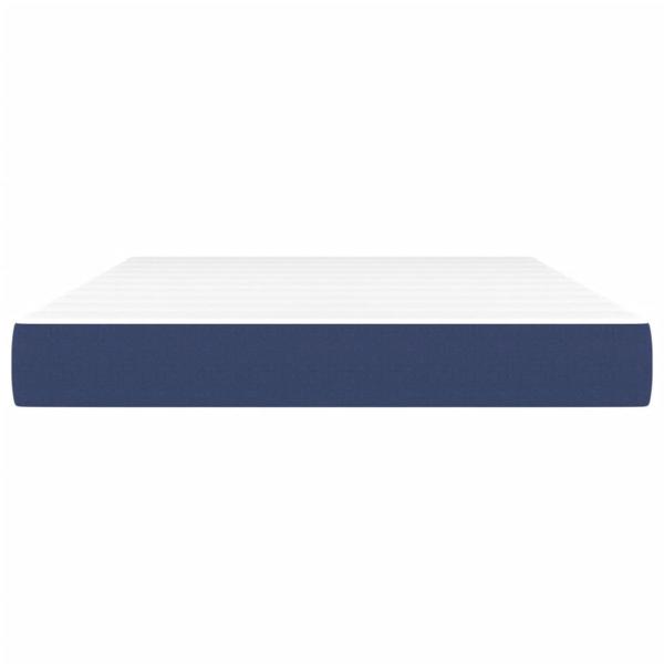 Taschenfederkernmatratze Blau 140x200x20 cm Stoff