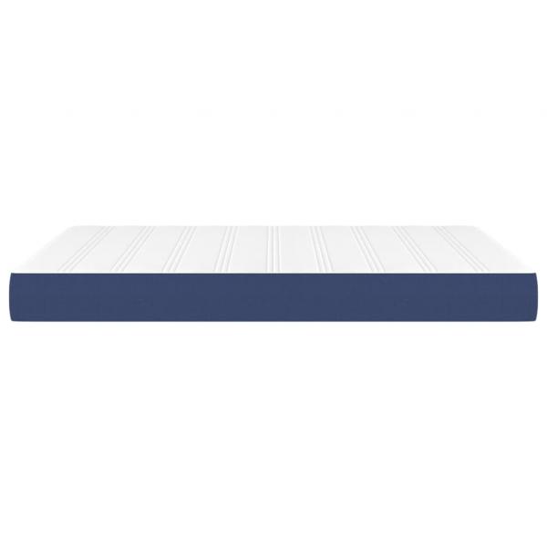 Taschenfederkernmatratze Blau 140x200x20 cm Stoff