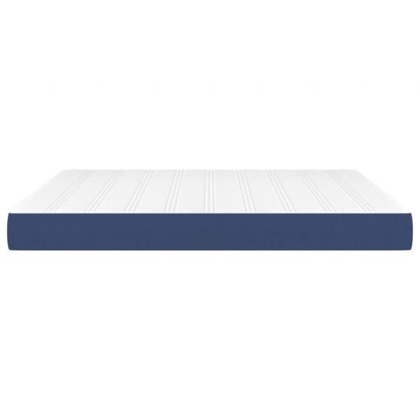 Taschenfederkernmatratze Blau 160x200x20 cm Stoff