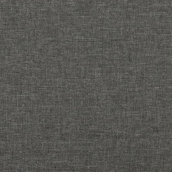 Taschenfederkernmatratze Dunkelgrau 180x200x20 cm Stoff