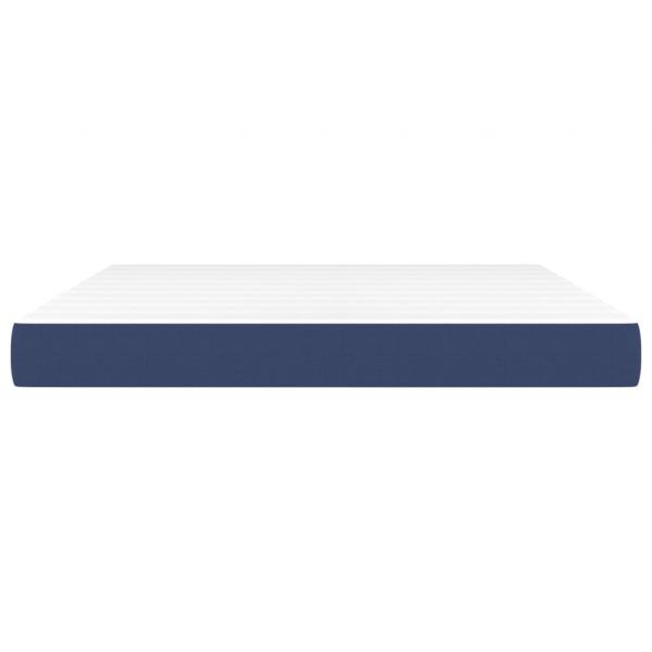 Taschenfederkernmatratze Blau 180x200x20 cm Stoff