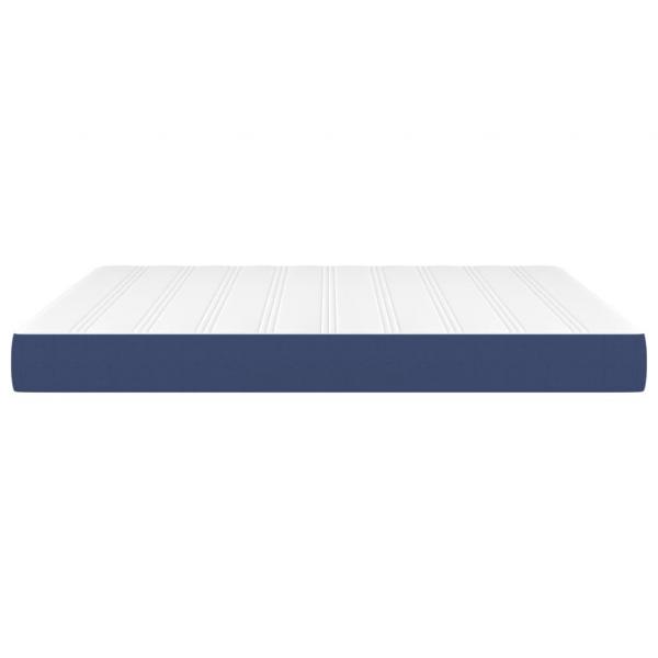 Taschenfederkernmatratze Blau 180x200x20 cm Stoff