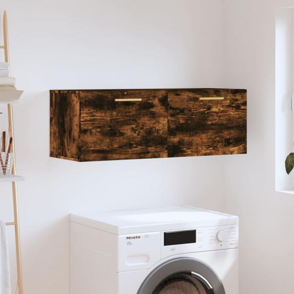 ARDEBO.de - Wandschrank Räuchereiche 100x36,5x35 cm Holzwerkstoff