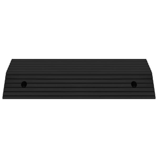 Brückenschwellenrampen 2 Stk. 80x40x8 cm Gummi
