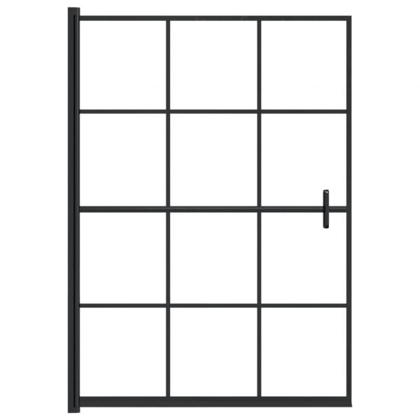 Duschkabine ESG 100x140 cm Schwarz
