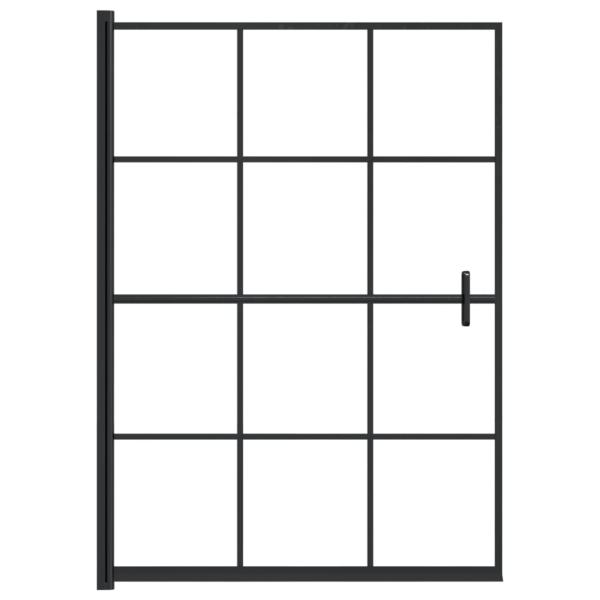 Duschkabine ESG 100x140 cm Schwarz