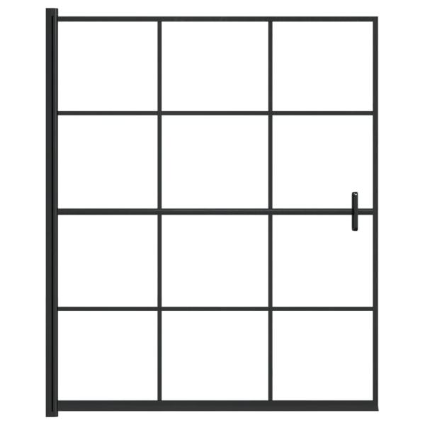 Duschkabine ESG 116x140 cm Schwarz