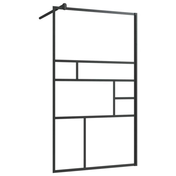 Duschwand für Begehbare Dusche mit Klarem ESG Glas 90x195 cm