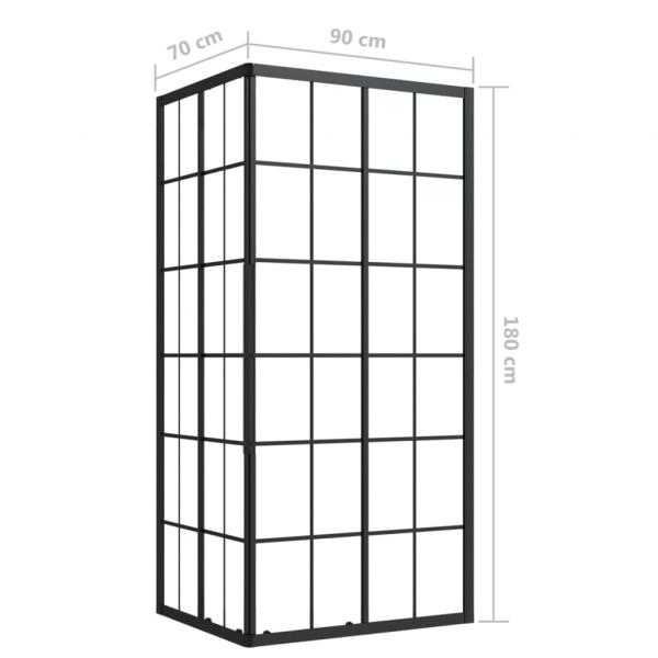 Duschkabine ESG 90x70x180 cm