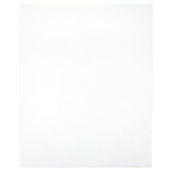 ARDEBO.de - Spannbettlaken Jersey Weiß 140x200 cm Baumwolle