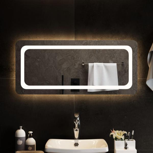 ARDEBO.de - LED-Badspiegel 90x40 cm