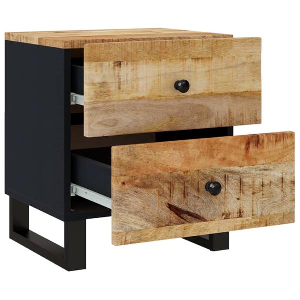 Nachttisch 40x33x46 cm Massivholz Mango