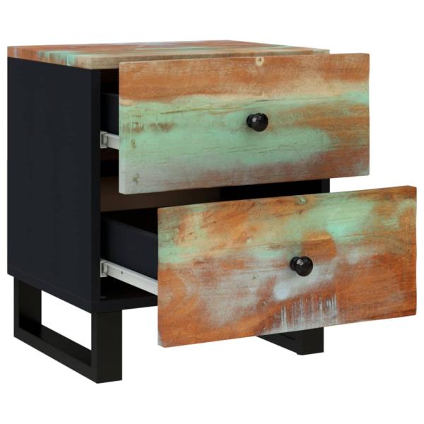 Nachttische 2 Stk. 40x33x46 cm Altholz Massiv