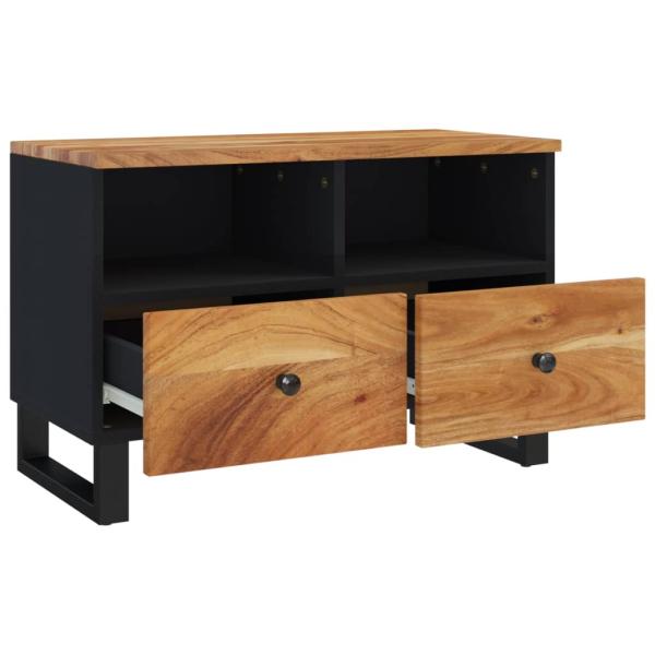ARDEBO.de - TV-Schrank 70x33x46 cm Massivholz Akazie
