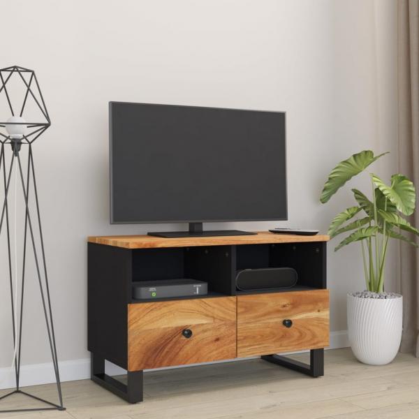 TV-Schrank 70x33x46 cm Massivholz Akazie