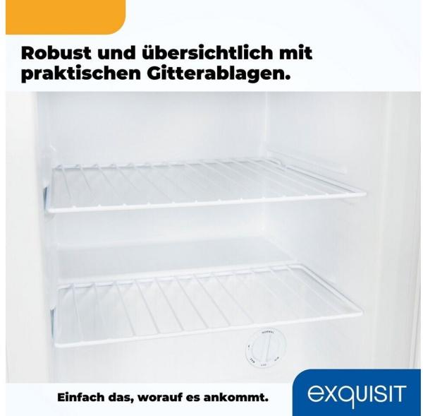 Exquisit GB60-150E weiß Mini Gefrierschrank, 42L