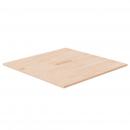 Tischplatte Quadratisch 70x70x1,5 cm Eichenholz Unbehandelt