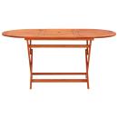 9-tlg. Garten-Essgruppe Klappbar Massivholz Eukalyptus 