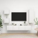 5-tlg. TV-Schrank-Set Weiß Holzwerkstoff