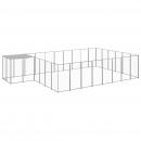 Hundezwinger Silbern 15,73 m² Stahl  