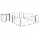 Hundezwinger Schwarz 15,73 m² Stahl  