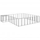 Hundezwinger Schwarz 20,57 m² Stahl  