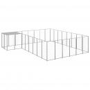 Hundezwinger Silbern 15,73 m² Stahl  