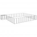 Hundezwinger Schwarz 37,51 m² Stahl  