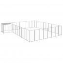 Hundezwinger Silbern 25,41 m² Stahl  