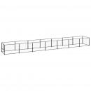 Hundezwinger Schwarz 7 m² Stahl