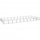 Hundezwinger Schwarz 40 m² Stahl