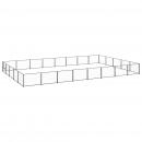 Hundezwinger Schwarz 40 m² Stahl