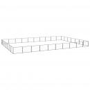 Hundezwinger Schwarz 70 m² Stahl