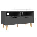 TV-Schrank Grau 90x40x48,5 cm Holzwerkstoff