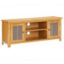 TV-Schrank 110x35x44 cm Massivholz Eiche