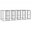 Outdoor-Hundezwinger Stahl 12,1 m²