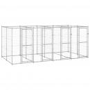 Outdoor-Hundezwinger Verzinkter Stahl 9,68 m²