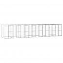 Outdoor-Hundezwinger Verzinkter Stahl 19,36 m²