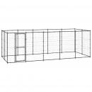 Outdoor-Hundezwinger Stahl 12,1 m²