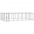 Outdoor-Hundezwinger Stahl 33,88 m²