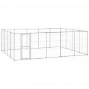 Outdoor-Hundezwinger Verzinkter Stahl 24,2 m²